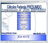 calculos impostos federais